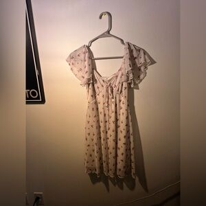 See You Monday Floral Mesh Dress